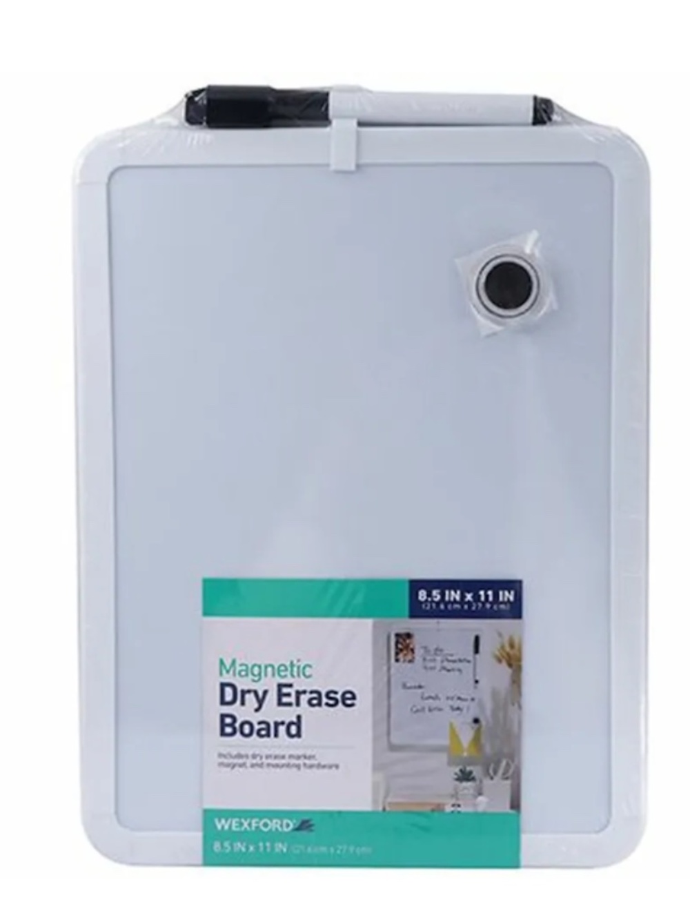 Wexford magnetic dry erase board New  8.5 in x 11 in